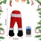 Witty Bendy Stick Out Santa Claus Legs Christmas Decoration